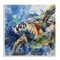 Stupell Industries Watercolor Splatter Sea Turtle Wall Plaque Art, design by Creative Studio